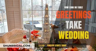 Table Greetings: A Timely Wedding Tradition?