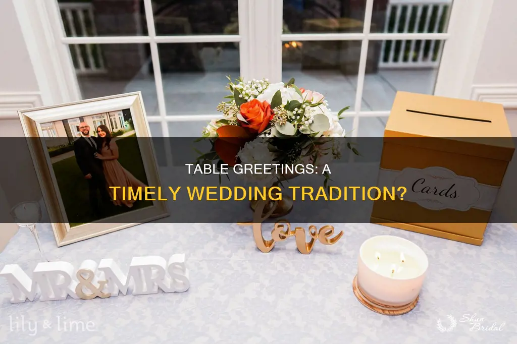 how long do table greetings take wedding