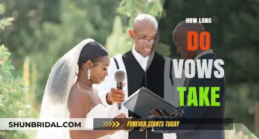 Understanding the Duration of Wedding Vows: A Quick Guide