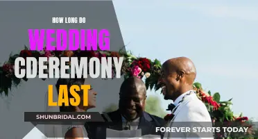 The Perfect Wedding Timeline: Ceremony Duration Explained