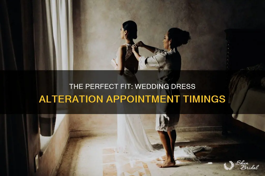 how long do wedding dress alteration appointments take