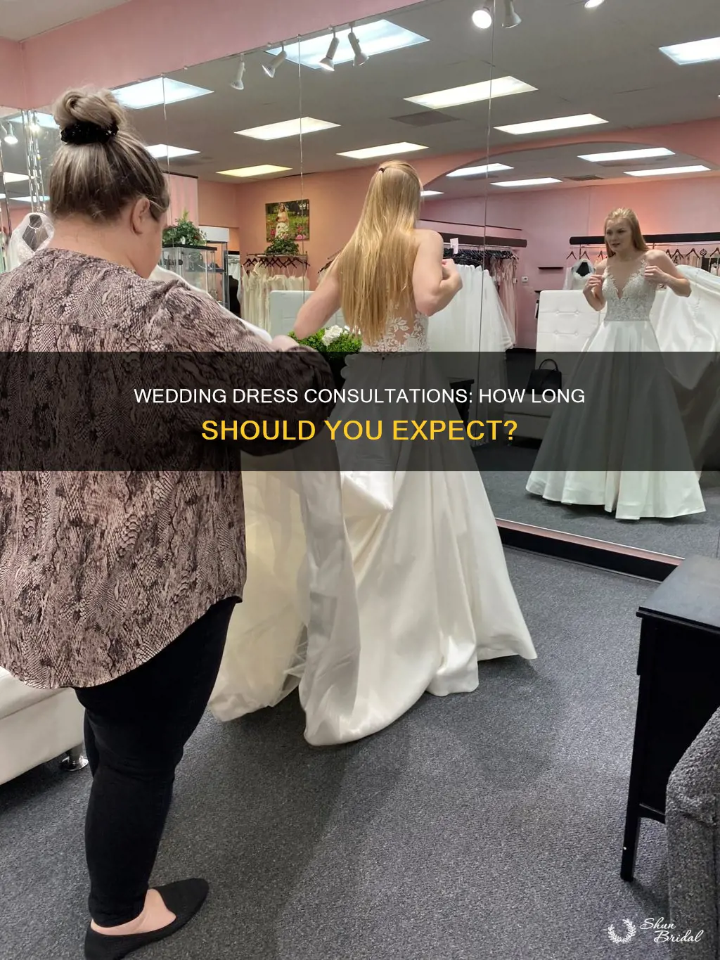 how long do wedding dress consultions last