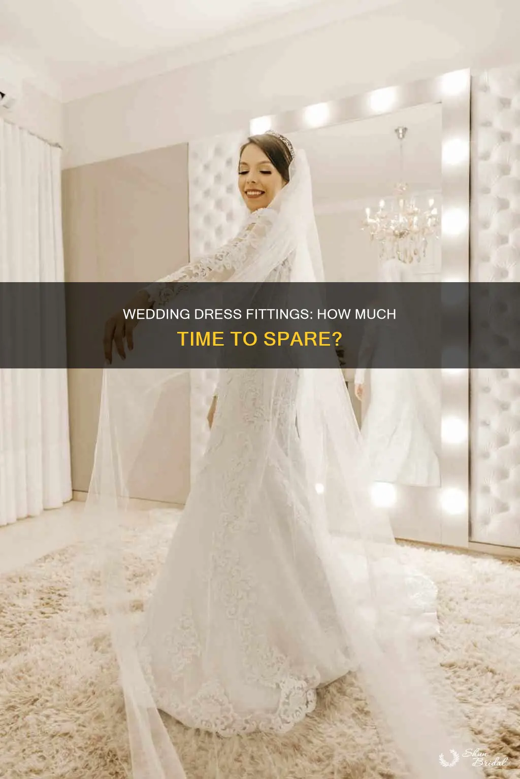 how long do wedding dress fittings take