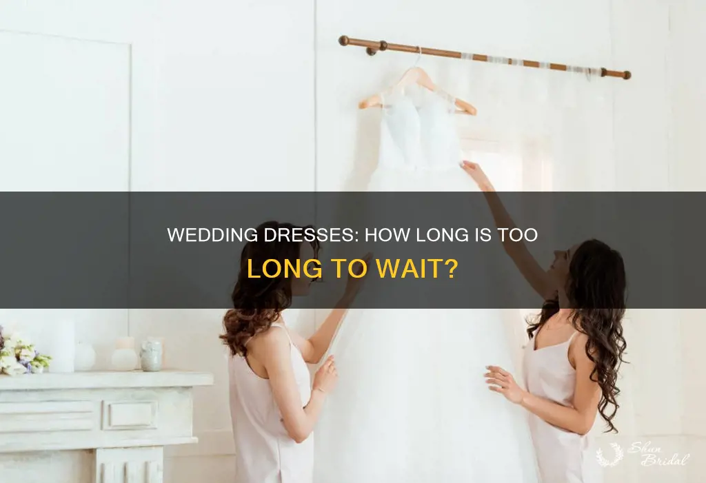 how long do wedding dresses stay in stock