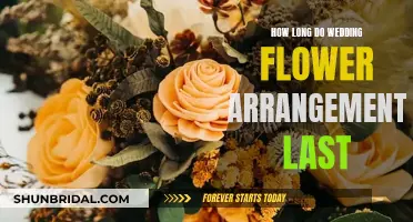 Wedding Flower Arrangements: How Long Will They Last?