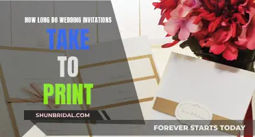 Printing Wedding Invites: How Long Does It Take?