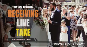 Wedding Receiving Line: How Long Does It Typically Last?