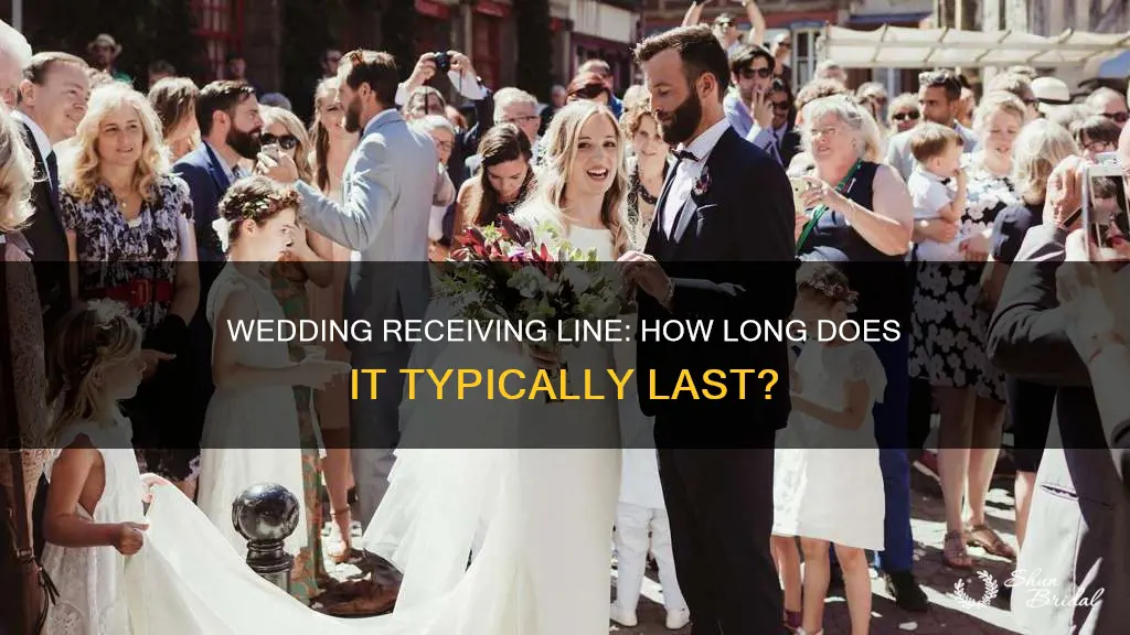 how long do wedding receiving line take