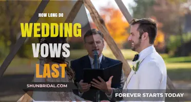 How Long Do Wedding Vows Last? Exploring the Lifespan of Marital Promises