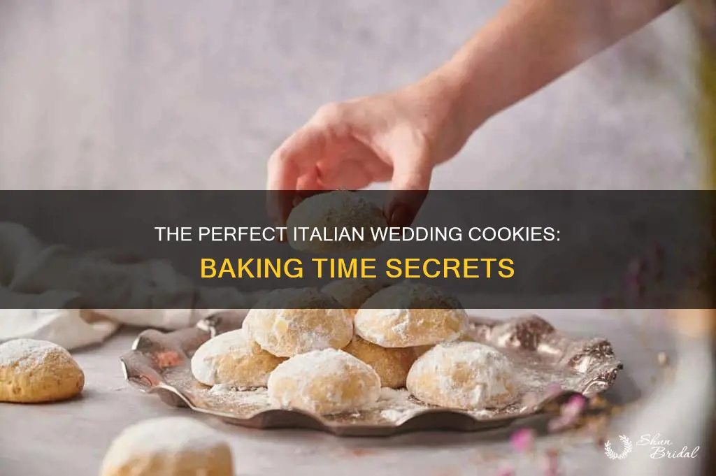 how long do you cook italian wedding cookies