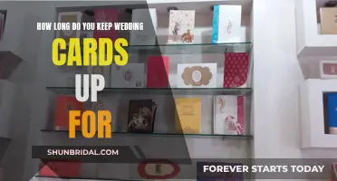 Displaying Wedding Love: How Long to Keep Your Cards Up