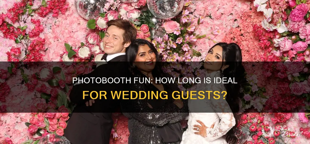 how long do you need a photobooth at your wedding