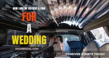 The Ultimate Guide to Limo Rental Duration for Your Dream Wedding