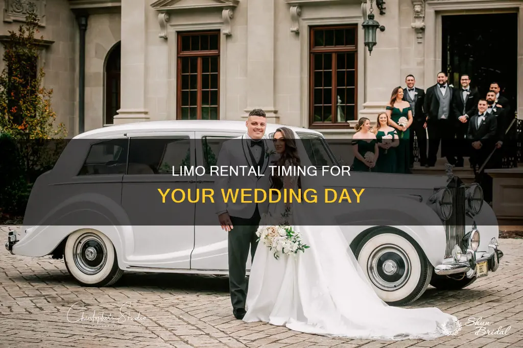 how long do you rent a limo for a wedding