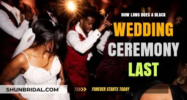 Black Wedding Ceremony Duration: Traditions, Timing, and Cultural Insights