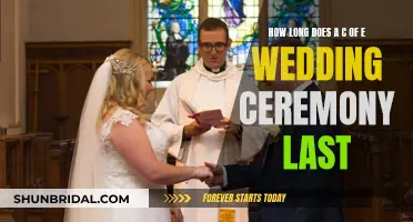 A Timely Celebration: C of E Wedding Ceremony Duration
