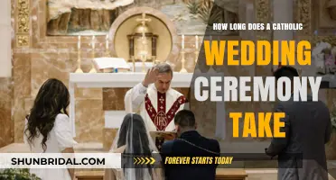 Catholic Wedding Ceremony Duration: What to Expect on Your Big Day