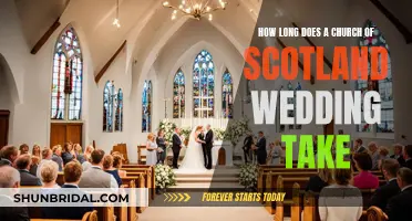 A Guide to the Length of a Church of Scotland Wedding Ceremony