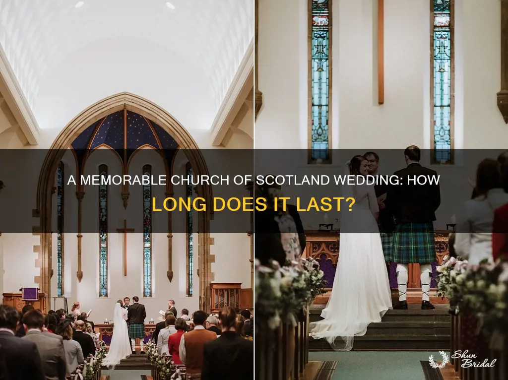 how long does a church of scotland wedding take