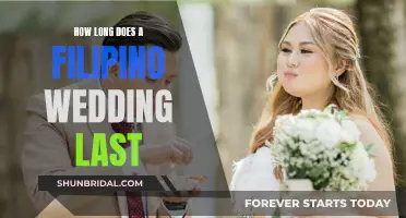 A Filipino Wedding: From Ceremony to Celebration: How Long?