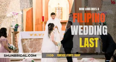 Filipino Wedding Celebrations: How Long Do They Last?