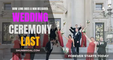 The Length of a Non-Religious Wedding Ceremony
