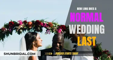 A Wedding Celebration: How Long Does It Last?