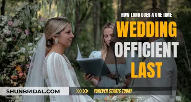 The Validity of a One-Time Wedding Officiant