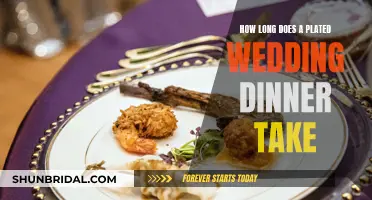 A Plated Wedding Dinner: How Long Should You Plan For?