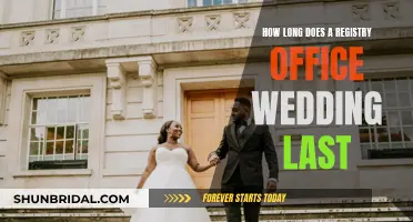 A Quick Guide to Registry Office Wedding Duration
