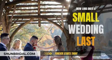 A Small Wedding: How Long Should You Celebrate?