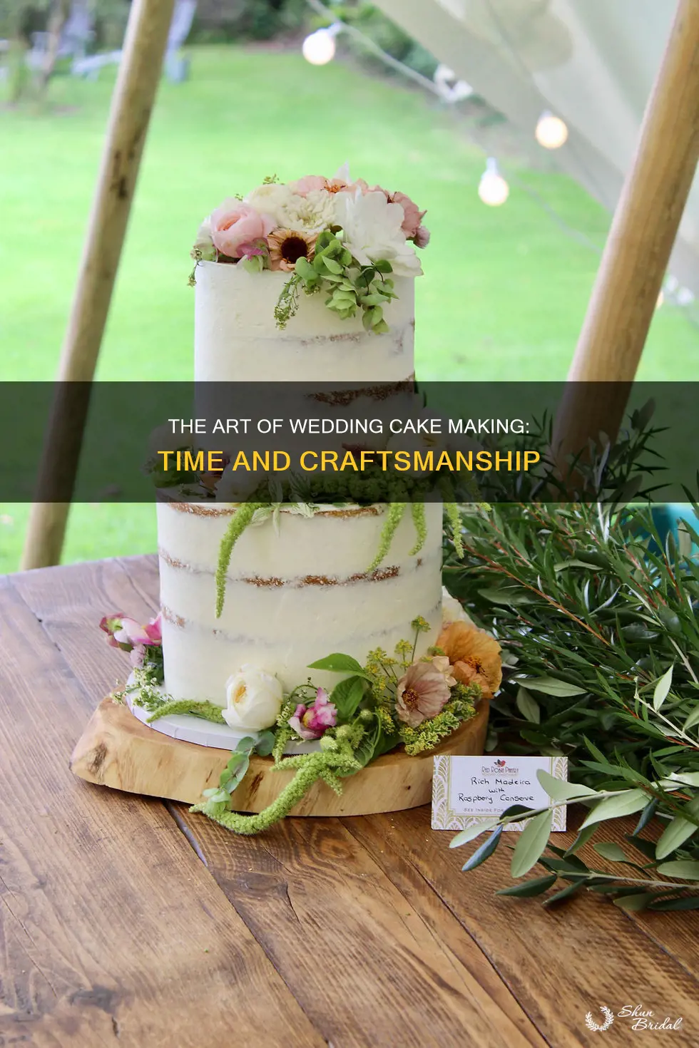 how long does a wedding cake take to make