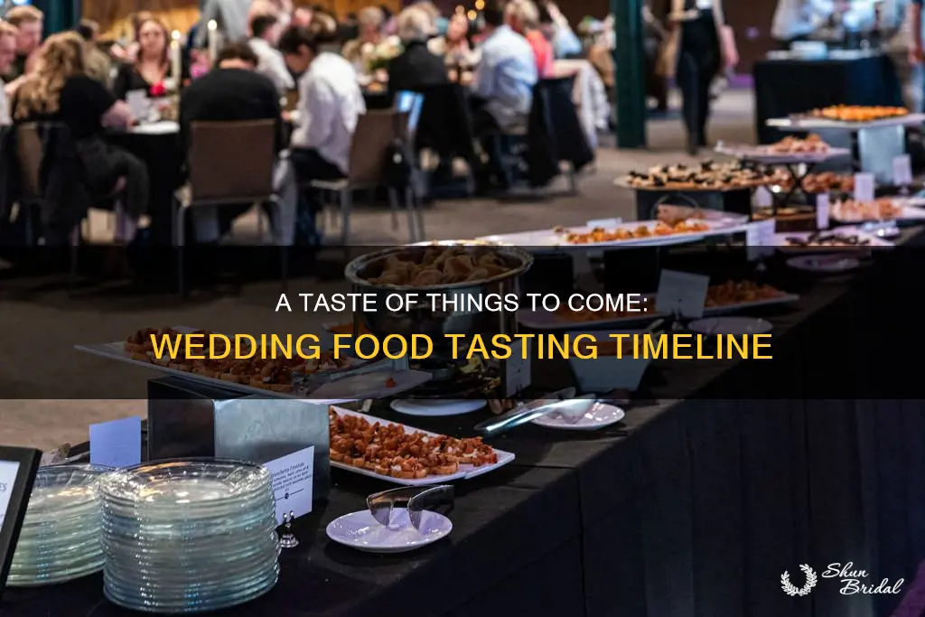 how long does a wedding food tasting last