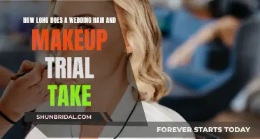 Wedding Hair and Makeup Trial: How Long Does It Take?