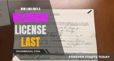 When Does Your Wedding License Expire?