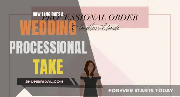 A Wedding Processional: How Long Does It Last?