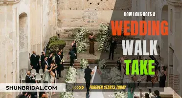 A Wedding Walk: How Long Does It Last?