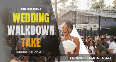 The Walkdown: A Wedding's Timed Tradition