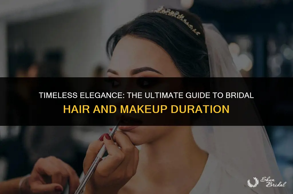 how long does bride hair and makeup take