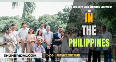 A Civil Wedding Ceremony in the Philippines: How Long?