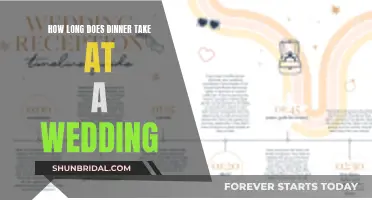 Dinner Timeframe for Your Wedding Reception