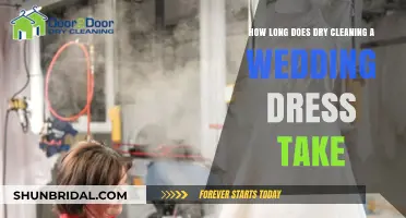 Wedding Dress Dry Cleaning: How Long Does It Take?