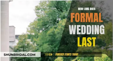 A Formal Wedding's Duration: How Long is Too Long?