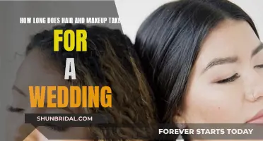 The Perfect Wedding: Hair and Makeup Timings