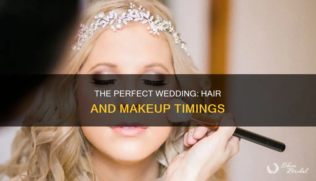 how long does hair and makeup take for a wedding