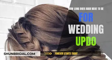 Wedding Updo Hair: Minimum Length Requirements