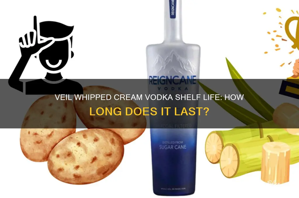 how long does it last veil whipped cream vodka
