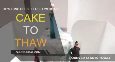 Thawing a Frozen Wedding Cake: How Long Does It Take?