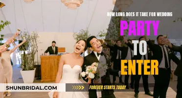 A Grand Wedding Entrance: How Long Does It Take?