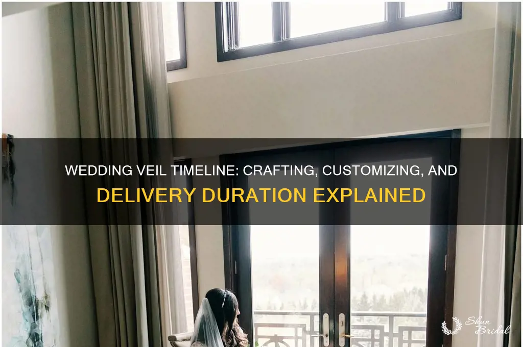 how long does it take for wedding veil